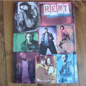 Rent Movie Musical Selections Easy Piano Vocal Sheet Music Book Hal Leonard NEW